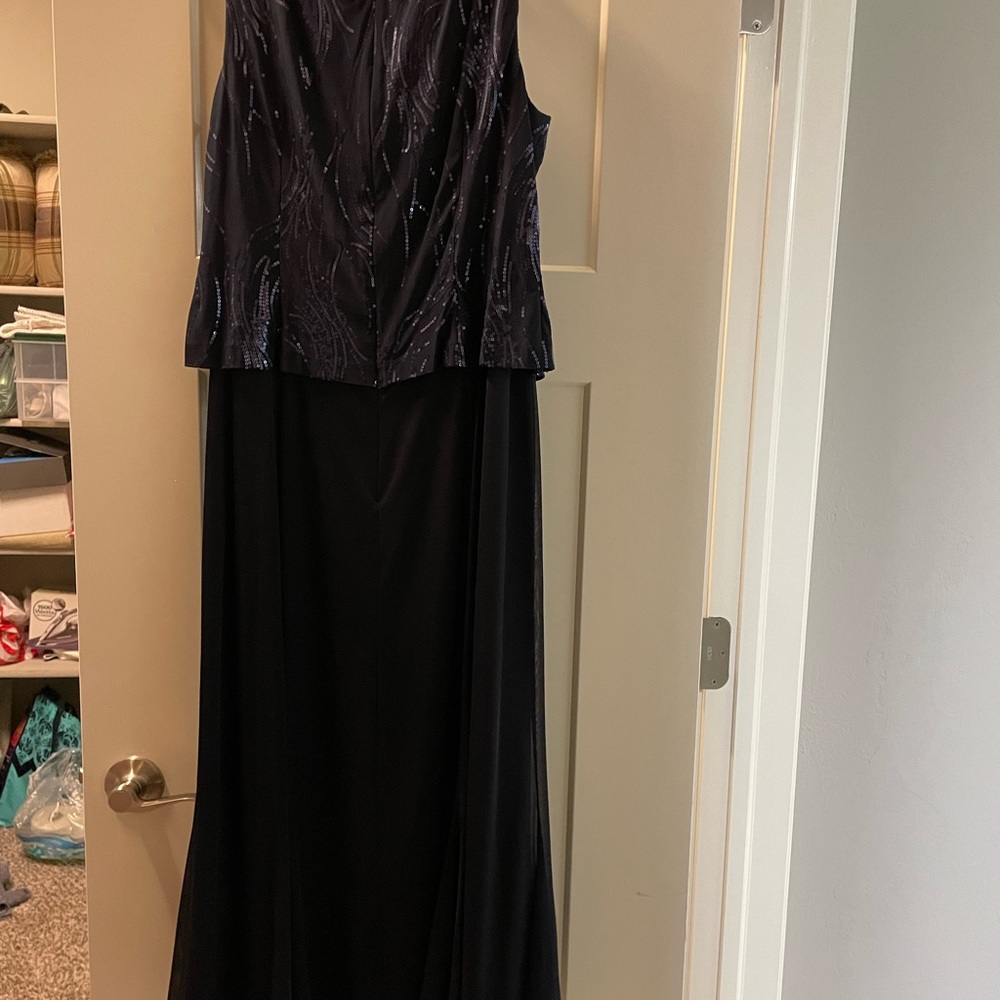 Dark Navy Evening Dress